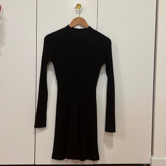 Theory Wool Rib-Knit Sweaterdress - Picture 2 of 5